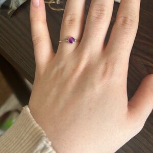 Purple ring